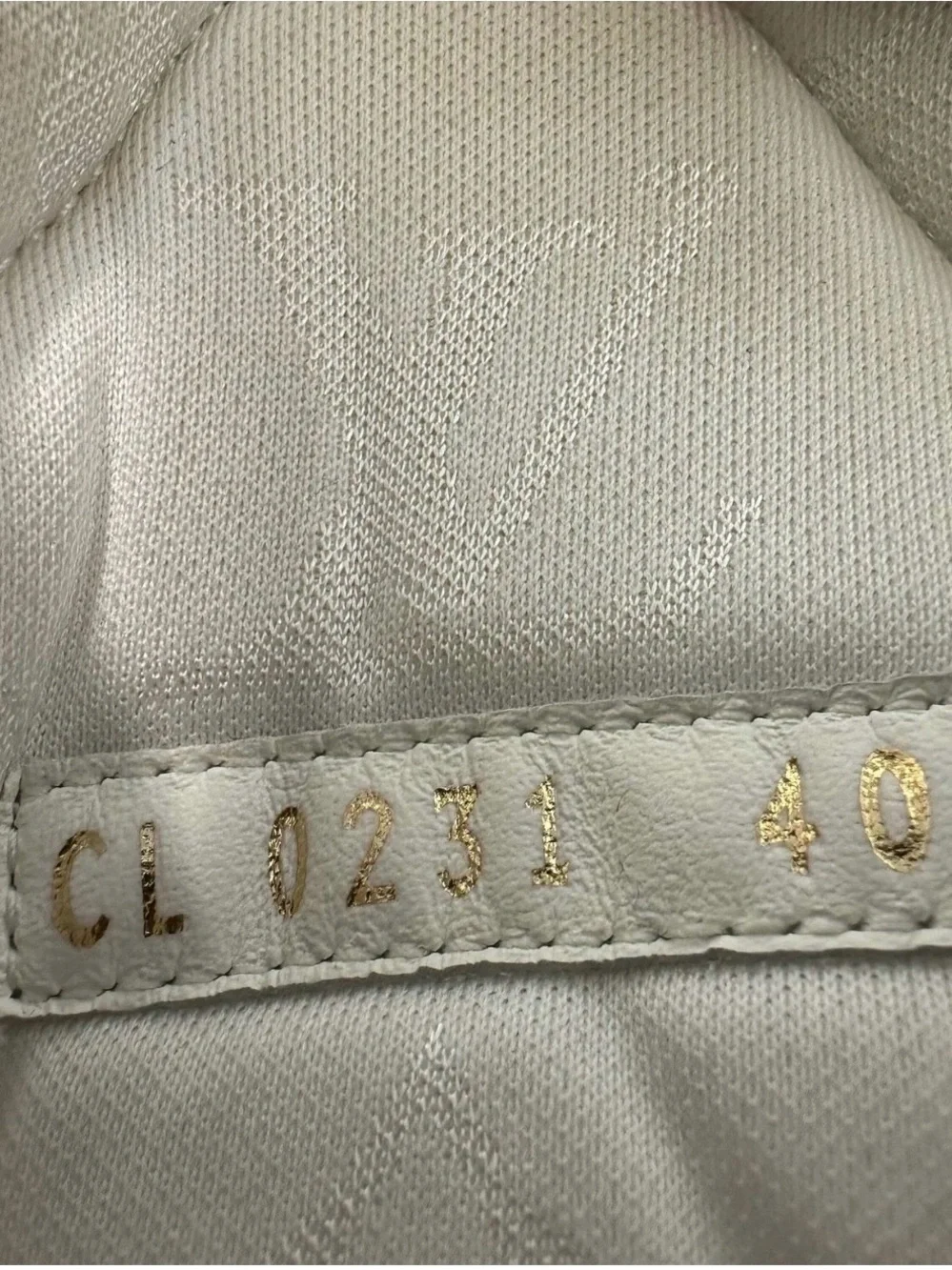 Louis Vuitton Silver & White High-Top Sneakers